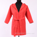 Luxury suede Breathable comfort Hotel microfiber bathrobe